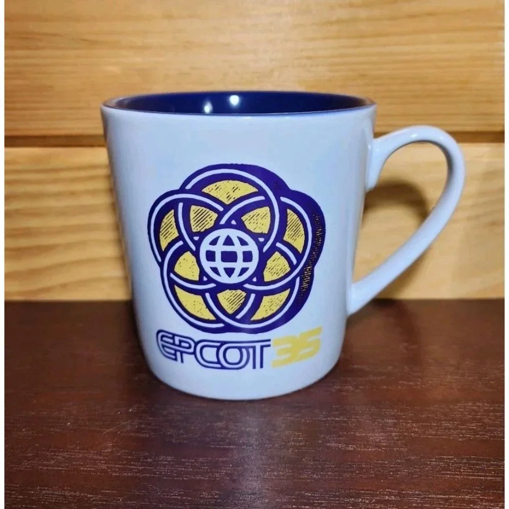 STARBUCKS Disney Parks EPCOT 35th Anniversary Coffee Mug Walt Disney World